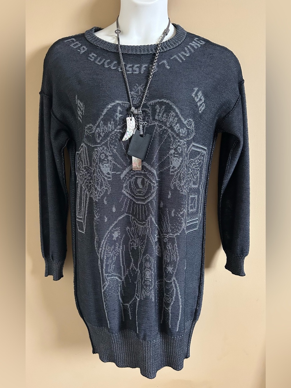 Vintage Y2K Diesel Brand Black Label Dress Size Small